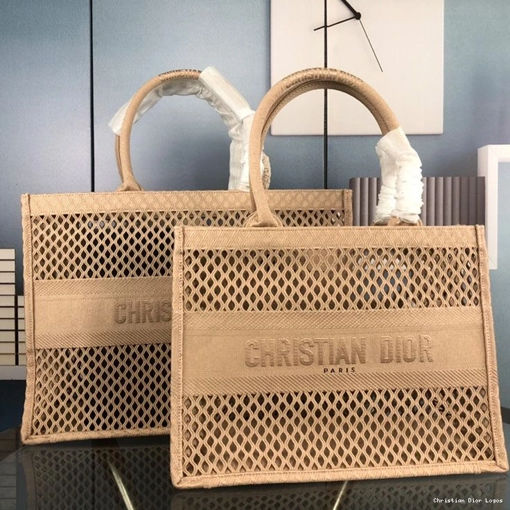 Book Canvas Mesh Apricot Tote Dior Motif 0710 Luxury